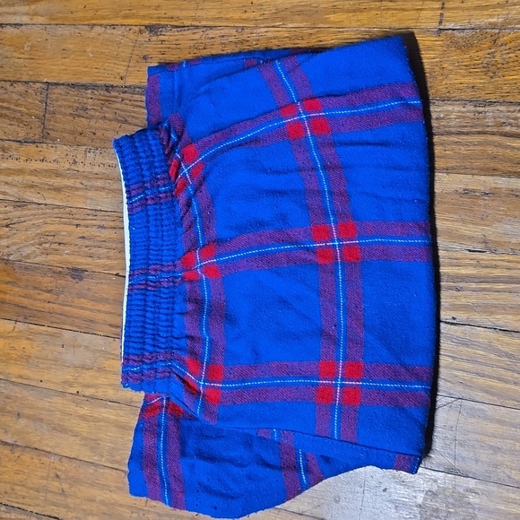Buffalo Bills Mens Plaid Boxer Short Size Meduim Blue/Red - Picture 4 of 4